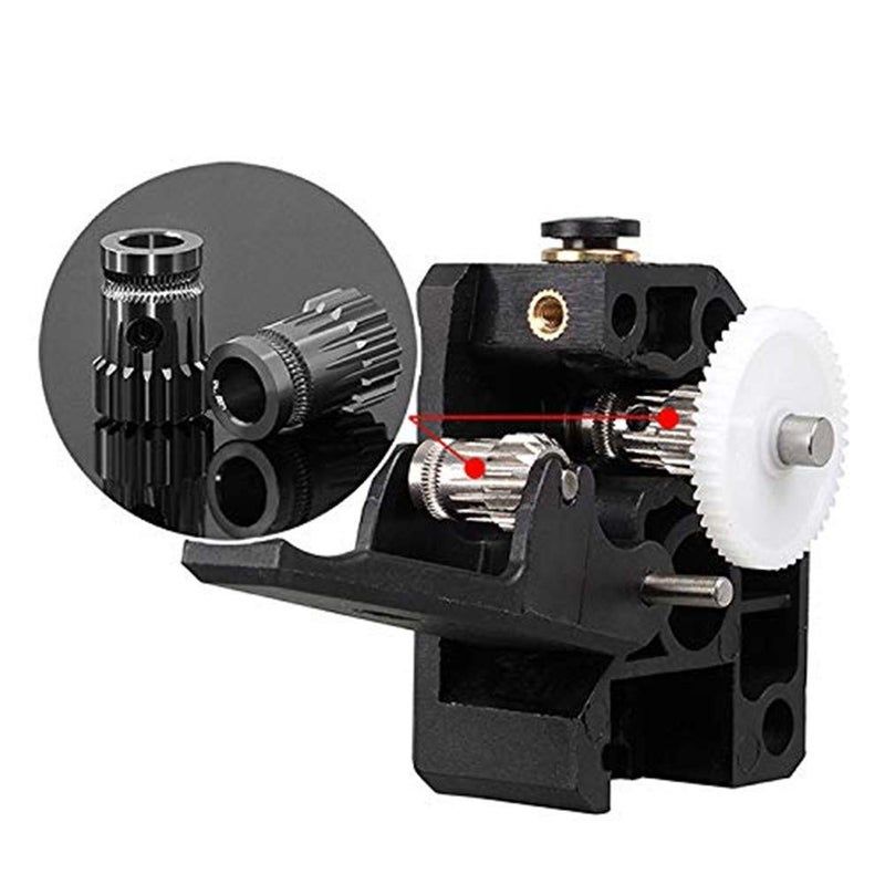 3Dman Dual Drive Bowden Extruder Universal Geared Extruders for Ender 3 V2, Ender 3 Pro, Ender 3 Series, CR10 Series, Mega S, Tevo Tornado, Wanhao D9, Anet A8 E10, Prusa I3 and DIY 3D Printer - Image 2